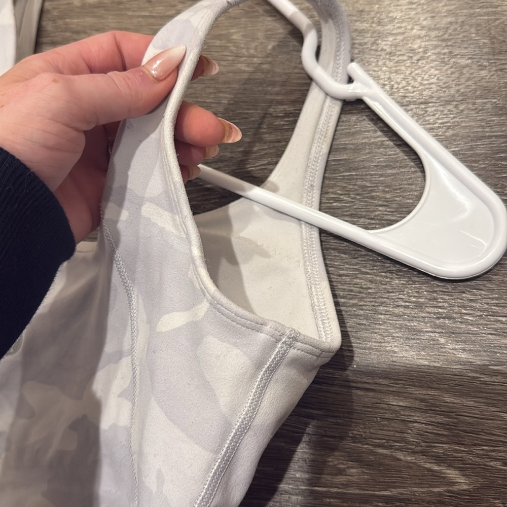 Lululemon Align Tank, white camo, size 2 - Picture 4 of 8
